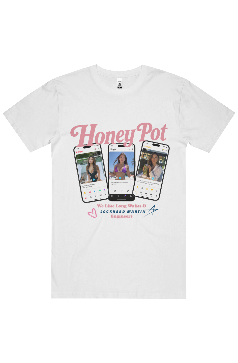 Block Tubular Tee Honeypot Fixed