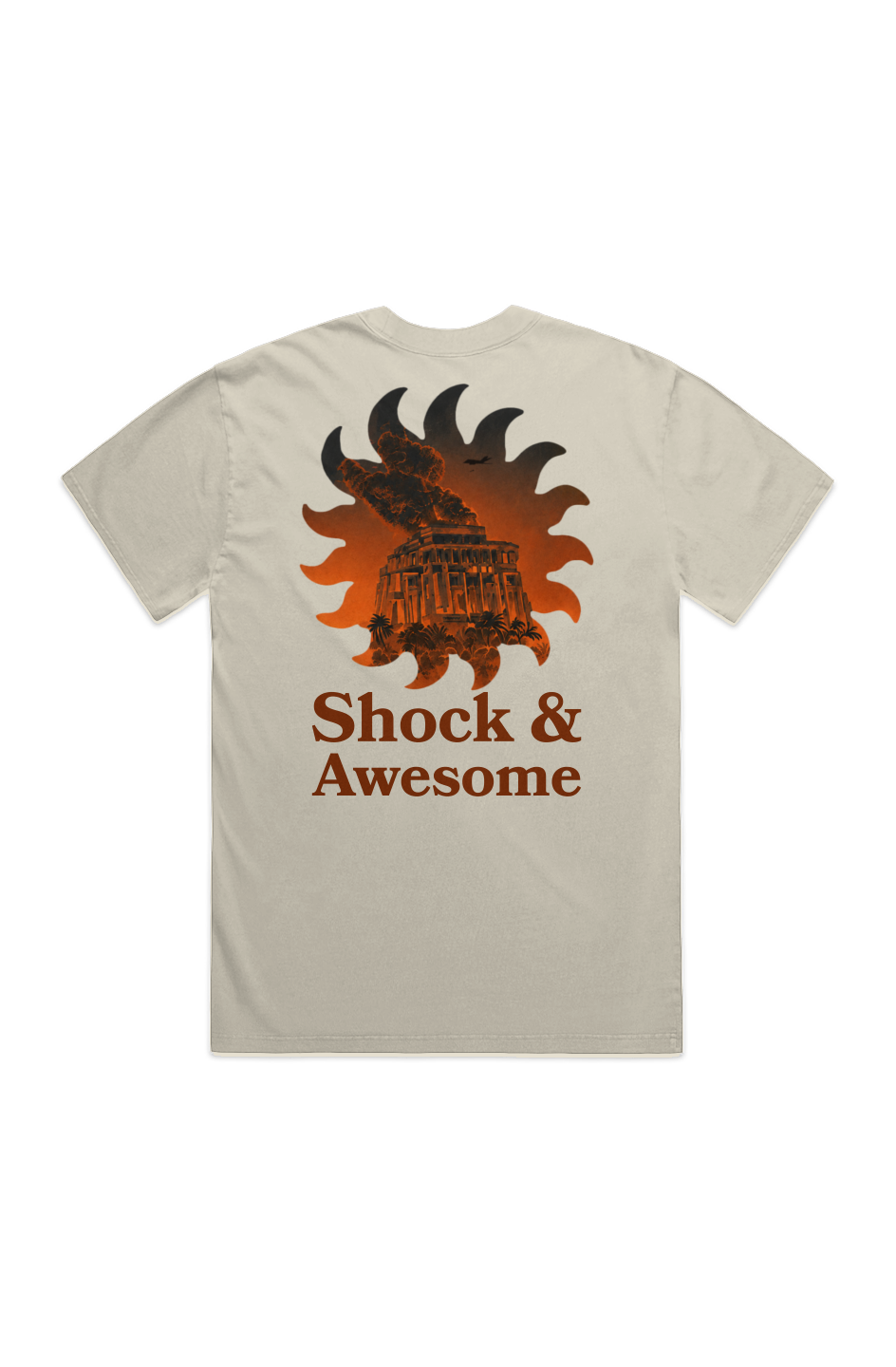 Shock and Awesome - AS HEAVY FADED TEE - 12July26