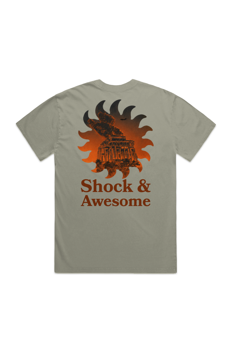 Shock and Awesome - AS HEAVY FADED TEE - 12July26